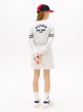 Grey Back Logo Appliqué Sweatshirt Dress  Girls
