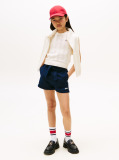 Beige Pointelle Relaxed Sweater Vest  Girls
