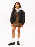 Multi Reversible Relaxed Puffer Bomber Jacket  Girls