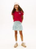 Red Varsity Flock Logo Slim T-Shirt  Girls