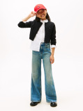 Black Sequin Rib-Knit Slim Cardigan  Girls