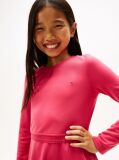 Pink Punto Milano Skater Dress  Girls