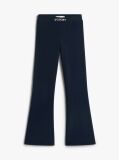 Blue Extra Slim Metallic Logo Flared Leggings  Girls