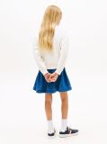 White Flock Logo Terry Crew Neck Sweatshirt  Girls