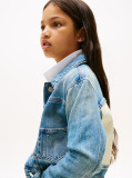 Blue Trucker Denim Flag Jacket  Girls
