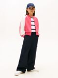 Multi Colour-Blocked Back Logo Bomber Jacket  Girls