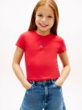 Κόκκινο Extra Slim T-Shirt Με Σημαία Αστέρι  Κορίτσια