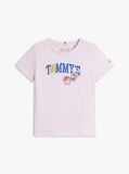 Ροζ T-Shirt Από Βαμβακερό Jersey Με Λογότυπο  Κορίτσια