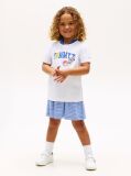 White Fruit Logo Jersey T-Shirt  Girls