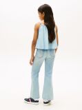 Denim Αμάνικο Τοπ Με Χάντρες  Κορίτσια