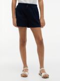 Blue Mercerised Linen Blend Wide Leg Shorts  Girls