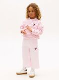 Pink Smiley Flag Relaxed Culotte Leg Joggers  Girls