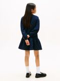 Μπλε Festive Πουά Fleece Άνετο Skater Φόρεμα  Κορίτσια