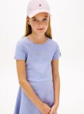 Μωβ Essential Slim Skater Φόρεμα Με Λογότυπο  Κορίτσια