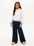 White Tonal Flag Hoody  Girls