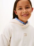 White Tonal Flag Hoody  Girls