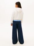 White Tonal Flag Hoody  Girls