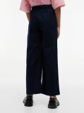 Blue Belted Wide Leg Linen Blend Trousers  Girls