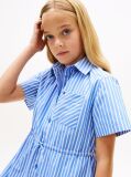 Multi Stripe Poplin Shirt Dress  Girls