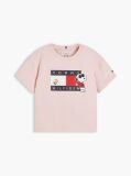 Pink Peanuts® Flag Graphic Relaxed T-Shirt  Girls