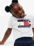 White Peanuts® Flag Graphic Relaxed T-Shirt  Girls