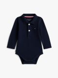 Blue Essential Pique Polo Bodysuit Gift Set  Newborn