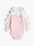 Multi 3-Pack Print Jersey Long Sleeve Bodysuits  Newborn