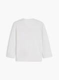 White Logo Long Sleeve T-Shirt  Newborn