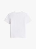 Άσπρο Βαμβακερό T-Shirt Με Smiley Λογότυπο  Βρεφικά