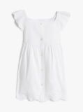 White Broderie Anglaise Dress And Bloomers Set  Newborn