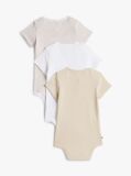 Multi 3-Pack Ribbed Bodysuits Gift Box  Newborn