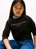 Black Essential Logo Sweatshirt  Kids Unisex