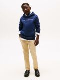 Blue Essential Logo Organic Cotton Hoody  Kids Unisex
