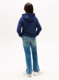 Blue Essential Logo Organic Cotton Hoody  Kids Unisex
