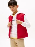 Red Ultra Light Padded Packable Gilet  Kids Unisex