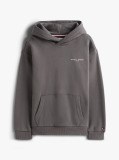 Γκρι Fleece Hoody Με Λογότυπο Σε Κανονική Γραμμή  Παιδί Unisex