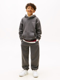 Γκρι Fleece Hoody Με Λογότυπο Σε Κανονική Γραμμή  Παιδί Unisex