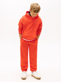 Orange Brushed Fleece Regular Joggers  Kids Unisex