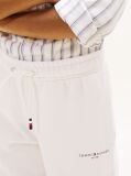 White Brushed Fleece Regular Joggers  Kids Unisex