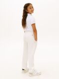 White Brushed Fleece Regular Joggers  Kids Unisex