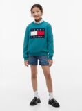 Blue Heritage Flag Logo Crew Neck Jumper  Kids Unisex