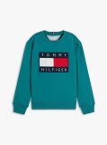 Blue Heritage Flag Logo Crew Neck Jumper  Kids Unisex