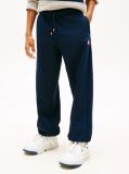 Blue Heritage Flag Logo Cuffed Drawstring Joggers  Kids Unisex