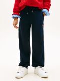 Blue Heritage Flag Logo Cuffed Drawstring Joggers  Kids Unisex