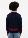 Μπλε Peanuts® Πουλόβερ Με Κεντητό Οικόσημο  Παιδί Unisex