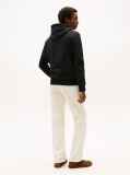 Μαύρο Fleece Hoody Με Λογότυπο  Άνδρες