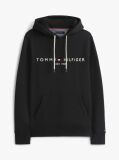 Μαύρο Fleece Hoody Με Λογότυπο  Άνδρες
