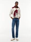 Beige Extra Slim Fit Long Sleeve T-Shirt  Men