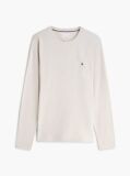 Beige Extra Slim Fit Long Sleeve T-Shirt  Men