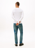 White Extra Slim Fit Long Sleeve T-Shirt  Men